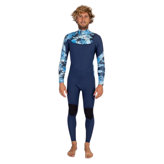 Hurley Mens Advantage Plus 3/2mm Printed Wetsuit - Iodine Blue