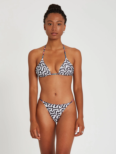 Women's Volcom Coral Morph Triangle Bikini Top - Multi