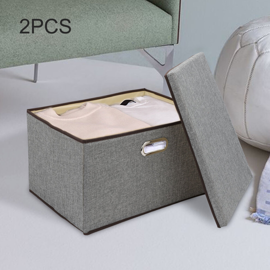 Foldable Storage Boxes with Lid Collapsible Home Clothes Organizer