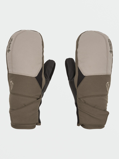 Men's Volcom Stay Dry Gore-Tex Mittens - Dark Teak