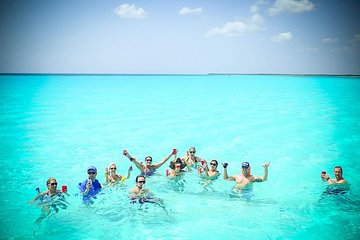 8-Hour Private 42' Azimut Yacht 2Stop Tour to Palancar Beach.Food,Drinks&Snorkel