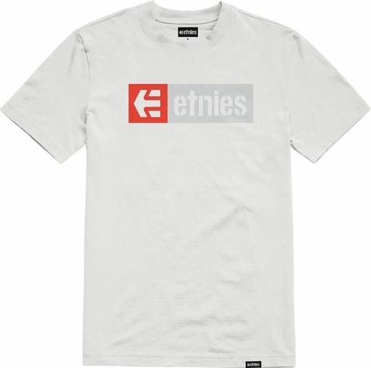 Etnies New Box Tee White/Grey/Red M