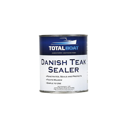 TotalBoat Danish Teak Wood Sealer (Quart) Marine-grade Oil for Boat Teak and Outdoor Furniture