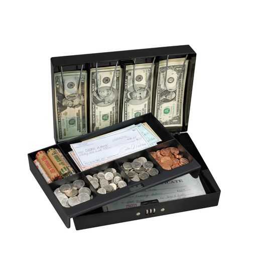 Masterlock 7147EURD Safe Deposit Box with Combination Lock Steel