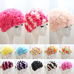 Swim Cap for Adults Lycra Breathability Soft Comfortable Swimming Watersports Lightinthebox