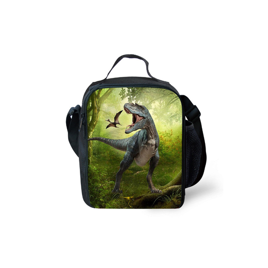 (Style 2) Jurassic World Lunch Bags Thermal Insulated Cooler
