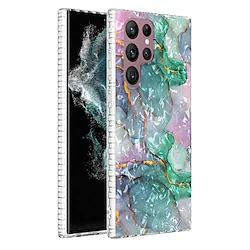 Phone Case For Samsung Galaxy Back Cover A73 A53 A33 S22 Ultra Plus S21 FE S20 Galaxy A22 5G Samsung A13 5G Bumper Frame Soft Edges Non-Yellowing Cartoon Scenery Marble TPU Lightinthebox