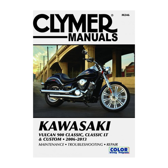 Kawasaki Vulcan 900 Classic,Classic LT, Custom (06-19) Repair Manual (Paperback) ~