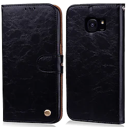 Case For Samsung Galaxy S7 edge / S7 Card Holder / Flip Full Body Cases Solid Colored Hard PU Leather for S7 edge / S7 Lightinthebox