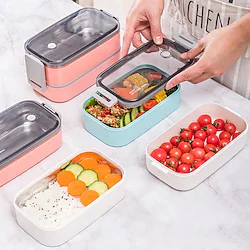 Lunch box microwave oven portable separation large capacity with cover Lightinthebox