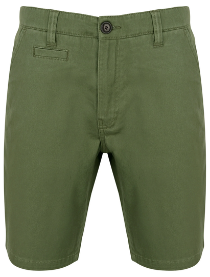 Shorts Scotch Cotton Twill Chino Shorts with Stretch In Duck Green - South Shore / S - Tokyo Laundry