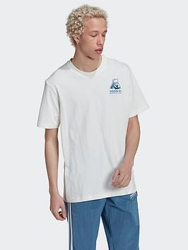 adidas Originals Adventure Winter T-shirt, White, Size Xs, Men