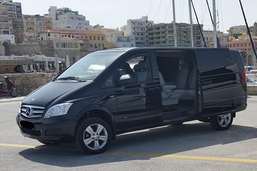 Transfer Airport to HERAKLION CITY CENTER OR PORT area up to 6 customers