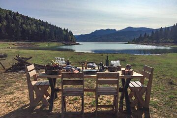 Half-Day Private Nomadic Fine Dining in Lake Plastira