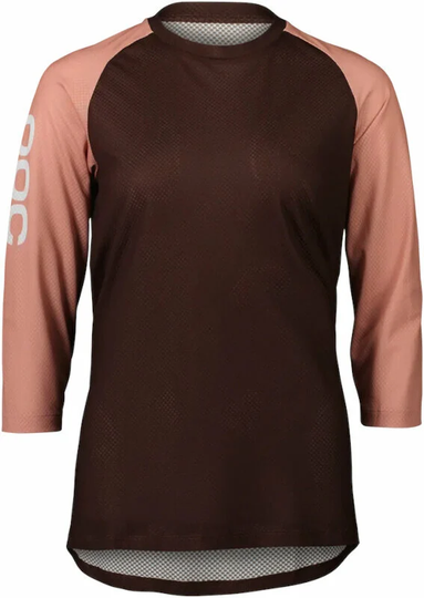 POC MTB Pure 3/4 Women's Jersey Axinite Brown/Rock Salt XS