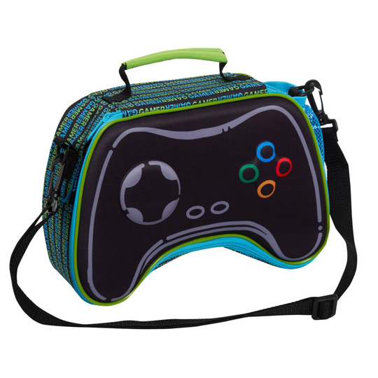 (One Size) Epic Gamer Lunch Bag 3D Gaming Controller Sandwich Cooler Kids School Lunch Box