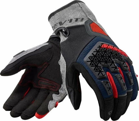 Rev'it! Gloves Mangrove Silver/Blue L Motorcycle Gloves