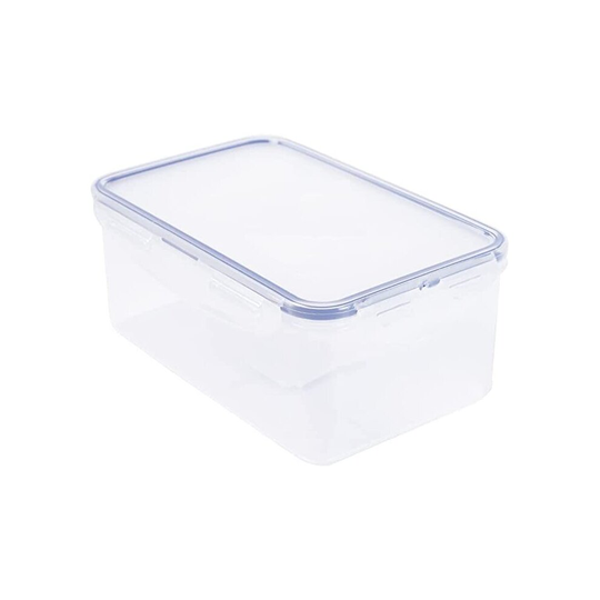 DASHKART CLIP & LOCK AIRTIGHT BREAD BIN FOOD CONTAINER STORAGE BOX FREEZE MICROWAVE - Capacity : 3.8L