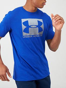 Under Armour Training Sportstyle Boxed Logo T-Shirt - Blue
