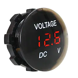 DC 12V-24V Digital Panel Digital Display Voltmeter Socket Meter Waterproof and Dustproof for Truck Car Motorcycle SUV Boat ATV Refit Accessories Lightinthebox