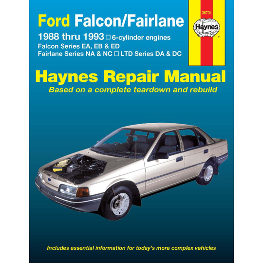 Ford Falcon, Fairlane and LTD (88-93) Haynes Repair Manual ~