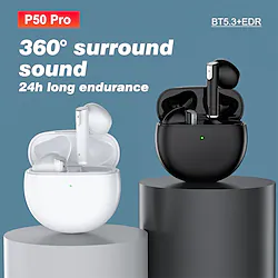 Wireless Earbuds Bluetooth 5.1 Headphones Wireless Charging Case 24 Hours Playing In-Ear Headphones With Mic For TV Smartphone Computer Laptop Sports Lightinthebox