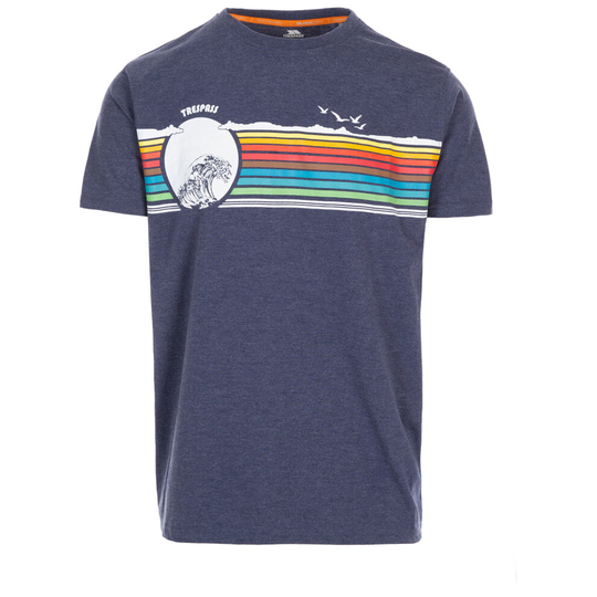 (XXXL, Navy Marl) Trespass Mens Tshirt Short Sleeve Lakehouse