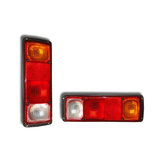 2 x 10729 TAIL LAMPS TRUCK TRAILER LORRY CAMPER BUS CARAVAN MOTORHOME VAN