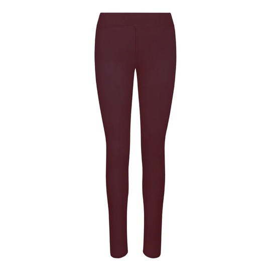 (S, Burgundy) AWDis Just Cool Womens Girlie Workout Leggings