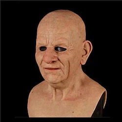 Old Man Mask Adults' Horror Men's Beige Glue Cosplay Accessories Masquerade Costumes Lightinthebox