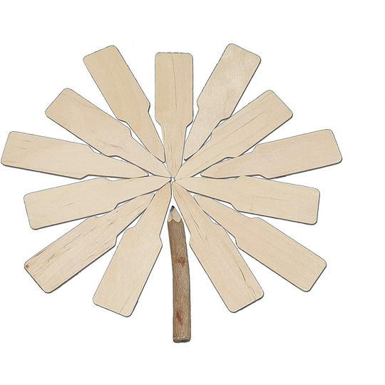 Wooden Labels x 100 | Plastic Free Box Packaging