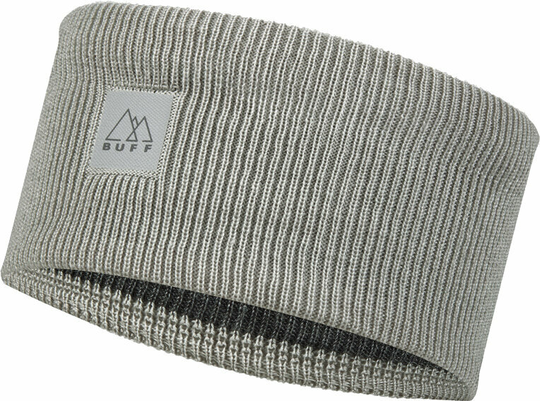 Buff CrossKnit Headband Light Grey UNI