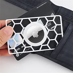 1Pc Wallet Case For Apple Airtag Locator Tracker Anti-lost Device Credit Card Holder For Locator Tracking Location Cover Case Lightinthebox