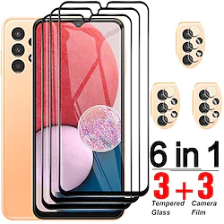 6 in 1 Phone Screen Protector Tempered Glass for Samsung A32 A12 A51 A72 A52 A42 A21s Screen Protector Full Cover Film for Galaxy A13 A 13 4G 5G Lightinthebox