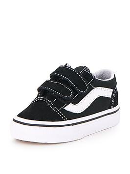 Vans Old Skool Toddler Unisex Trainers-Black/White