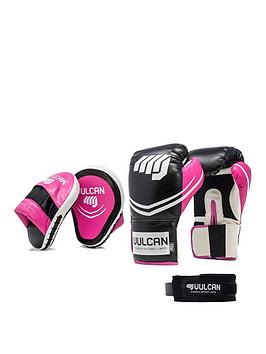 Vulcan Pink Glove &Amp; Jab Pad Kit