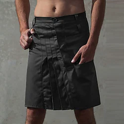 Warrior Gothic Punk Gothic Scottish Utility Kilts Men's Costume Vintage Cosplay Party / Evening Skirts Masquerade Lightinthebox