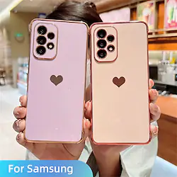 Phone Case For Samsung Galaxy Classic Series A53 A33 A13 S21 Ultra Plus S22 Ultra Plus FE Bumper Frame Plating Full Body Protective Solid Colored TPU Lightinthebox