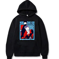 Inspired by Mob Psycho 100 Mob shisho Cartoon Manga Back To School Anime Harajuku Graphic Kawaii Hoodie For Men's Women's Adults' Hot Stamping Polyster Lightinthebox