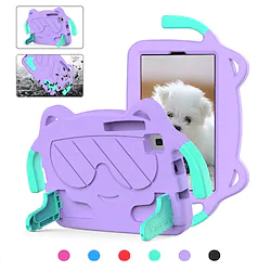 Tablet Case Cover For Samsung Galaxy Tab A7 Lite A 8.0 with Adjustable Kickstand Frosted Shockproof 3D Cartoon Silicone For Kids Lightinthebox