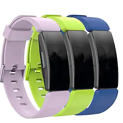 3 PCS Smart Watch Band for Fitbit Inspire 2 / Inspire / Inspire HR Inspire HR Inspire Inspire 2 Silicone Smartwatch Strap Soft Breathable Sport Band Replacement Wristband Lightinthebox