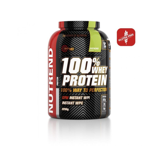 (Pistachio) Nutrend 100% Whey Protein Isolate & BCAA Muscle Growth Recovery Repair - 2.25KG
