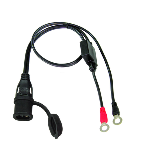 Optimate O1 Fused Eyelet Battery Lead M6 Weatherproof SAE Connection