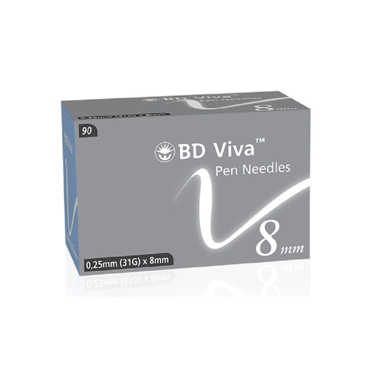 BD Micro-Fine + 8mm 0 25mm (31G) 90 Pen Needles