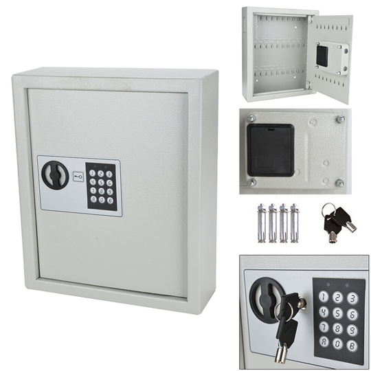 Digital Safe Electronic Security Cabinet Box Storage Wall Mounted