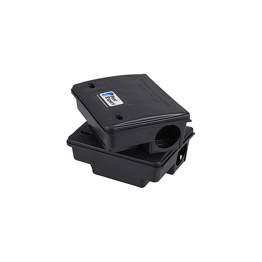 Rat & Mouse Outdoor Bait Boxes (x2), Heavy Duty - Pest Expert