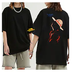 Inspired by One Piece Monkey D. Luffy T-shirt Cartoon Manga Anime Classic Street Style T-shirt For Men's Women's Unisex Adults' Hot Stamping 100% Polyester Lightinthebox