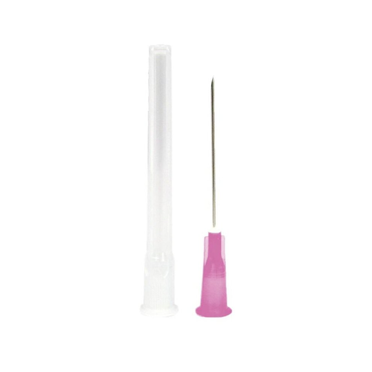 18g Pink 1.5 inch Terumo Needles Box of 100