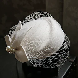 Kate Middleton Retro Vintage 1950s Fascinator Hat Women's Costume Vintage Cosplay Party / Evening Hat Masquerade Lightinthebox