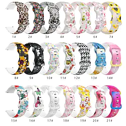 1 pcs Smart Watch Band for Samsung Galaxy Watch 5 40/44MM Watch 5 Pro 45MM Watch 4 Classic 42/46mm Watch 4 40/44mm Watch 3 41mm Watch 42mm Gear S2 Classic, Gear 2 NEO Watch Active 2 40mm / 44mm Lightinthebox